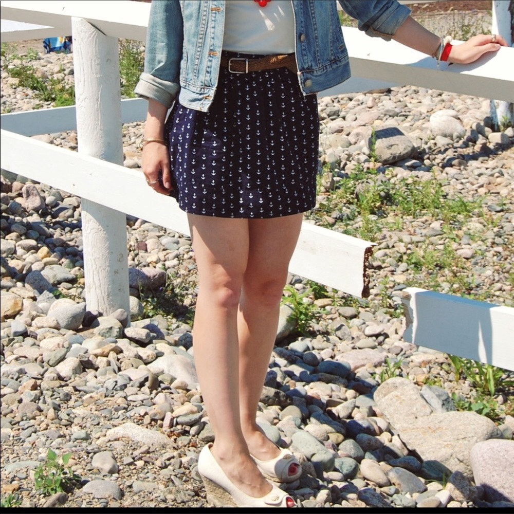 Anchor J. Crew Skirt